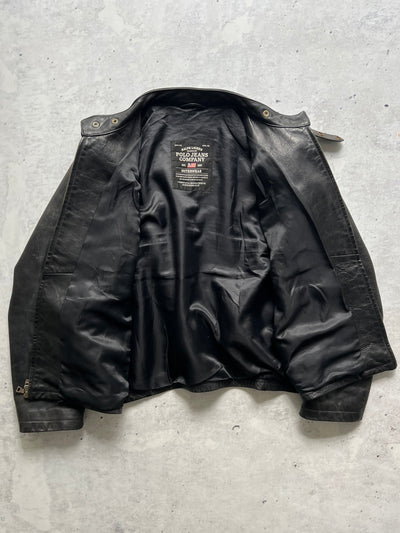 90's Ralph Lauren Polo Jeans Leather Jacket (L)