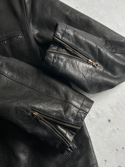 90's Ralph Lauren Polo Jeans Leather Jacket (L)