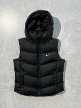 00's Nike Down Fill Zip Up Hooded Gilet (M)