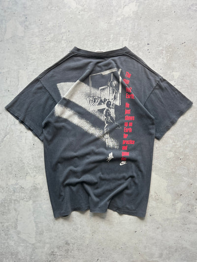 90's Nike Air Jordan 'The Man doesn't live on earth' T Shirt (L)