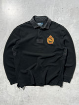 90's Ralph Lauren Waffle Knit Rugby Shirt (L)