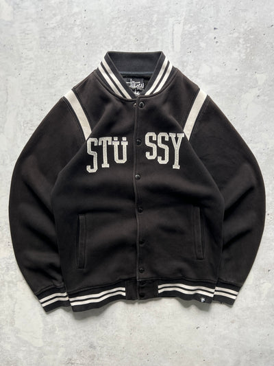 Stussy Embroidered Spell Out Varsity Jacket (S)