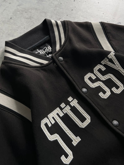 Stussy Embroidered Spell Out Varsity Jacket (S)