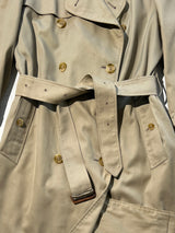 Vintage Burberry Nova Check Trench Coat / Mac (M)