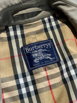 Vintage Burberry Nova Check Trench Coat / Mac (M)