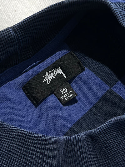 Stussy Checkerboard Pullover Sweatshirt (S)