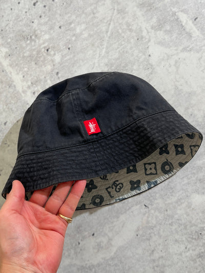 90's Stussy reversible LV bucket hat (one size)