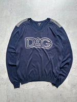 Vintage Dolce & Gabbana V Neck Jumper (L)