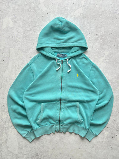 90's Ralph Lauren heavyweight Zip Up Hoodie (M)