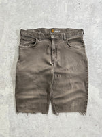 Vintage Carhartt duck canvas carpenter shorts (W34)