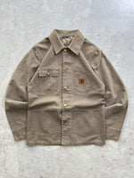 80's Carhartt heavy canvas chore jacket (S)