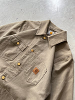 80's Carhartt heavy canvas chore jacket (S)