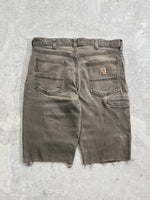 Vintage Carhartt duck canvas carpenter shorts (W34)