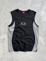 90's Oakley spell out mesh panel vest (L)