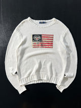 Ralph Lauren USA Flag Heavyweight Knit Jumper (XXL)