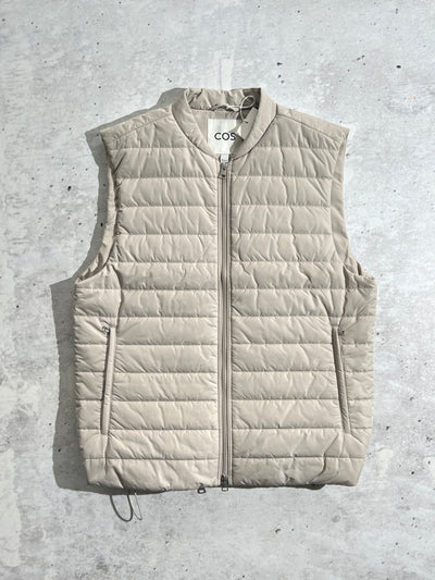 Brand New COS duel zip up gilet (L)