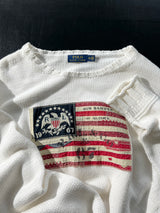 Ralph Lauren USA Flag Heavyweight Knit Jumper (XXL)