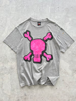 Vintage Stussy skull cross bones t shirt (M)