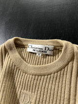 Christian Dior Ribbed Knit Jumper (Women's XS/S)