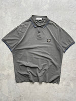 00's Stone Island Patch Logo Polo Shirt (XXL)