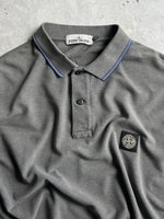 00's Stone Island Patch Logo Polo Shirt (XXL)