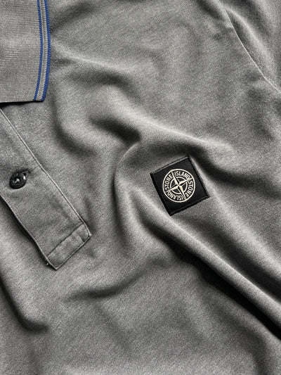 00's Stone Island Patch Logo Polo Shirt (XXL)