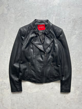 Guess Leather Motorcycle Jacket (Women's S)