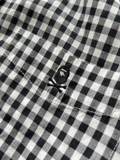 00's BAPE Pirate long sleeve check shirt (L)