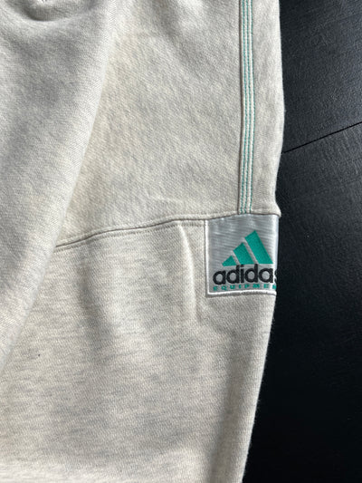 90's Adidas Equipment Heavyweight Zip Up Sweatshirt (L)