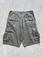 Vintage Carhartt rip stop cargo work shorts (W33)