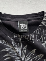 00's Stussy Hawaiian jungle print t shirt (M)