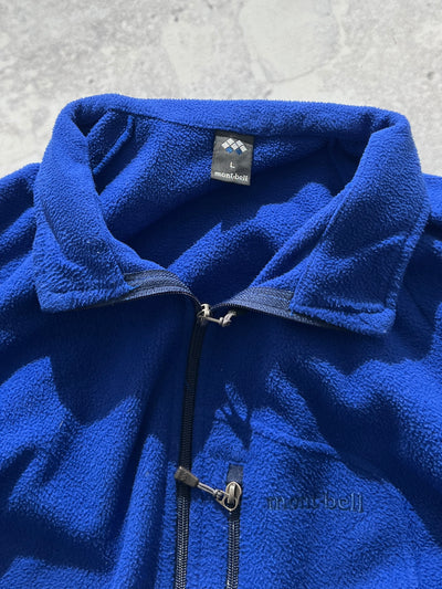 90's Mont Bell 1/4 zip up fleece (L)