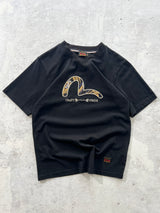 00's Evisu heavyweight embroidered gull wing T shirt (S)