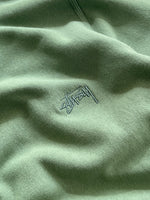 Stussy embroidered script heavyweight crewneck sweatshirt (S)