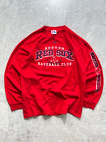 90's Boston Red Sox heavyweight long sleeve T shirt (L)