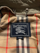 90's Burberry nova check camden car coat (L)