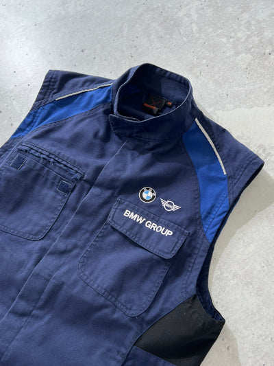 BMW heavy canvas work gilet (L)