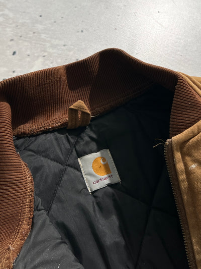 Vintage Carhartt duck canvas zip up gilet (L)