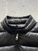 Moncler gui down fill zip up gilet (S)